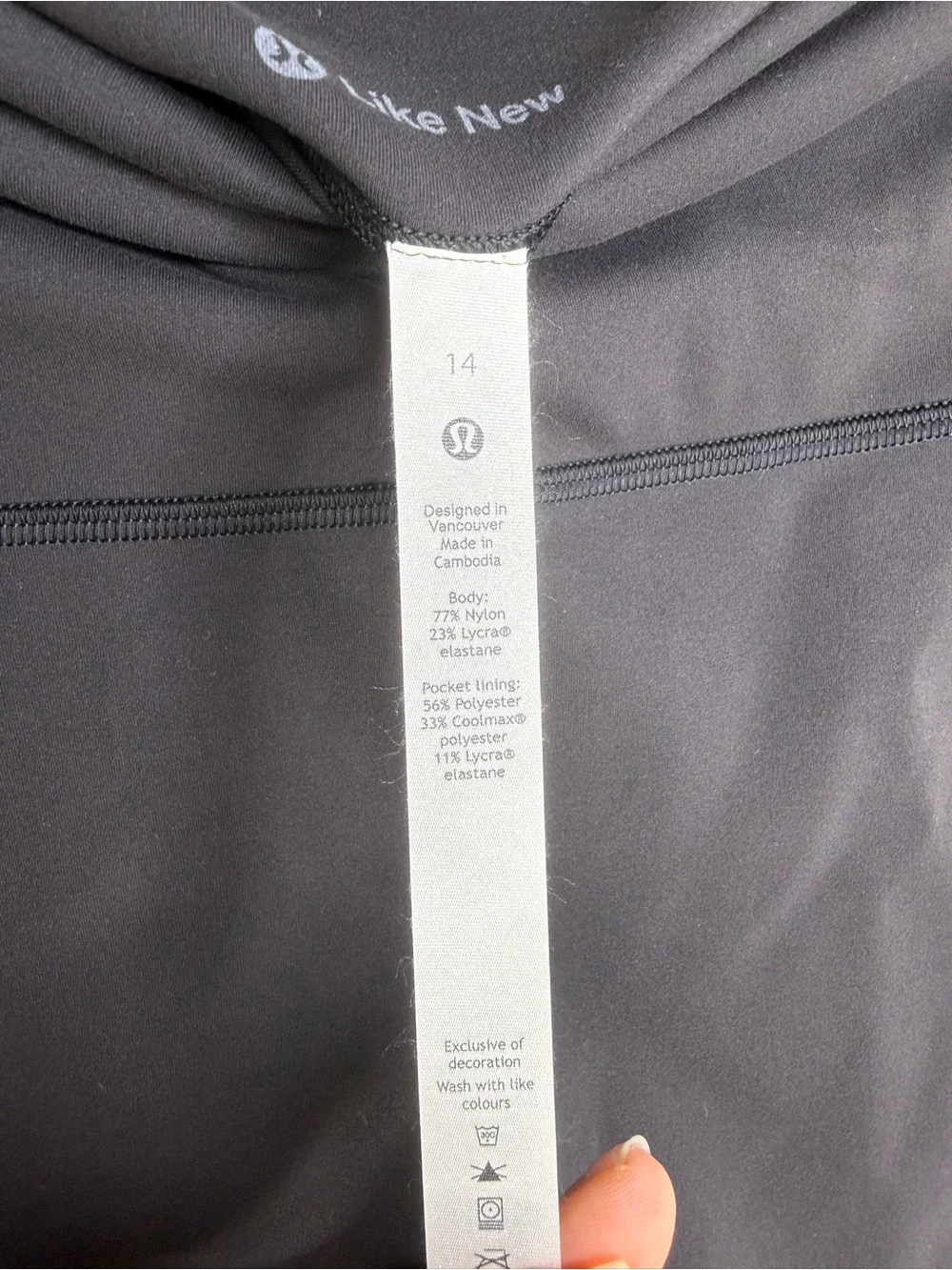 LULULEMON Black Wunder Train High Rise Shorts 4”